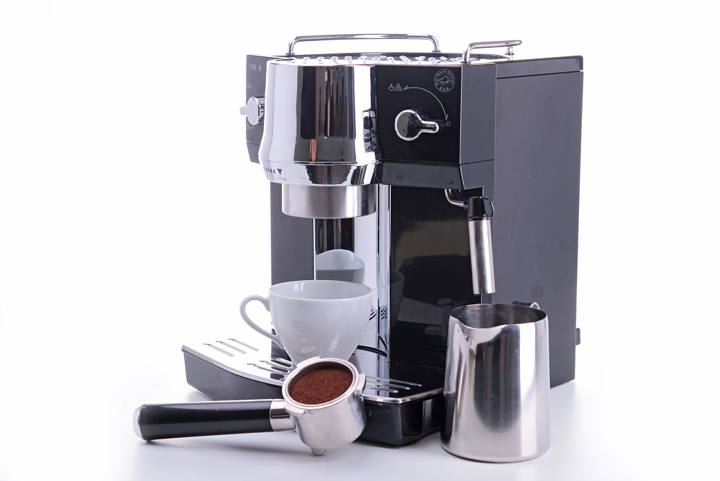 coffeemaker and cup